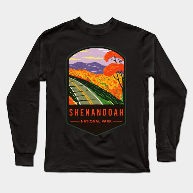 Shenandoah National Park Long Sleeve T-Shirt by JordanHolmes